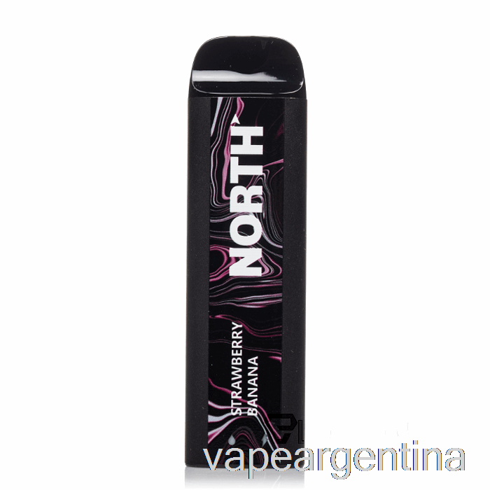 Vaporizador Desechable De Plátano Y Fresa North 5000 Descartable
